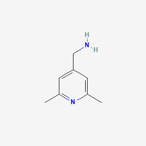 molecular formula C8H12N2 B1367554 (2,6-二甲基吡啶-4-基)甲胺 CAS No. 324571-98-4