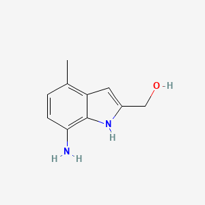 (7-Amino-4-methyl-1H-indol-2-yl)methanol