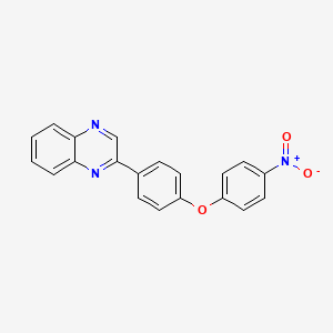 2-[4-(4-Nitrophenoxy)phenyl]quinoxaline