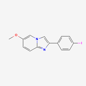 2-(4-Iodophenyl)-6-methoxyimidazo[1,2-a]pyridine