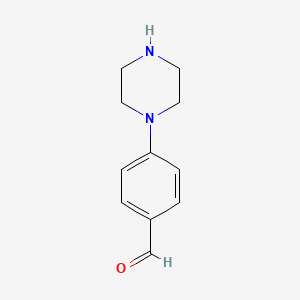 molecular formula C11H14N2O B1367577 4-Piperazin-1-yl-benzaldehyde CAS No. 27913-98-0