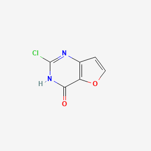 molecular formula C6H3ClN2O2 B13675777 2-Chlorofuro[3,2-d]pyrimidin-4(3H)-one 