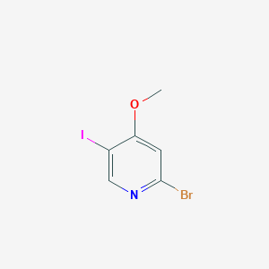 2-Bromo-5-iodo-4-methoxypyridine