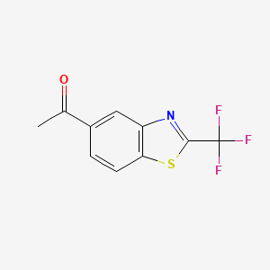 1-(2-(Trifluoromethyl)benzo[d]thiazol-5-yl)ethanone