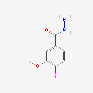 molecular formula C8H9IN2O2 B13675830 4-Iodo-3-methoxybenzohydrazide 