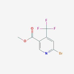 Methyl 6-bromo-4-(trifluoromethyl)nicotinate