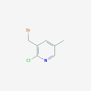 3-(Bromomethyl)-2-chloro-5-methylpyridine