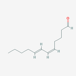 molecular formula C12H20O B1367597 5Z,7E-Dodecadienal 