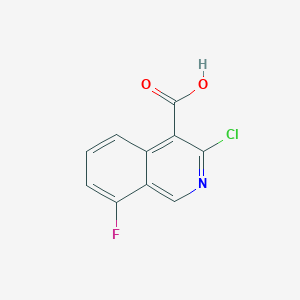 3-Chloro-8-fluoroisoquinoline-4-carboxylic acid