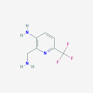 2-(Aminomethyl)-6-(trifluoromethyl)pyridin-3-amine