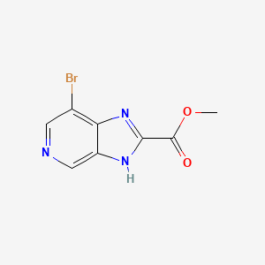 molecular formula C8H6BrN3O2 B13676024 Methyl 7-Bromo-1H-imidazo[4,5-c]pyridine-2-carboxylate 