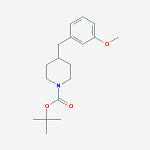 molecular formula C18H27NO3 B13676064 1-Boc-4-(3-methoxybenzyl)piperidine 