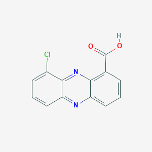 molecular formula C13H7ClN2O2 B1367608 9-Chlorophenazine-1-carboxylic acid 