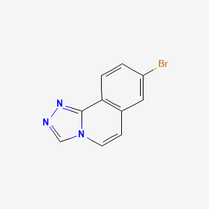 molecular formula C10H6BrN3 B13676122 8-Bromo-[1,2,4]triazolo[3,4-a]isoquinoline 