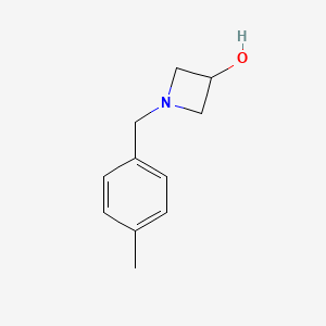 molecular formula C11H15NO B1367613 1-(4-Methylbenzyl)azetidin-3-ol 