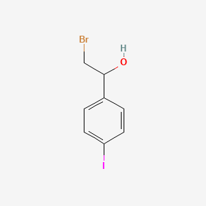 molecular formula C8H8BrIO B13676141 2-Bromo-1-(4-iodophenyl)ethanol 