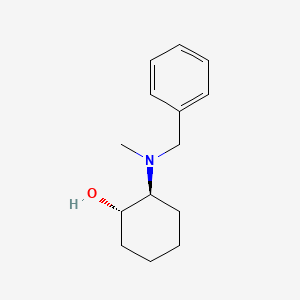 molecular formula C14H21NO B1367615 (1S,2S)-2-[benzyl(methyl)amino]cyclohexan-1-ol 