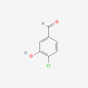 molecular formula C7H5ClO2 B1367634 4-氯-3-羟基苯甲醛 CAS No. 56962-12-0
