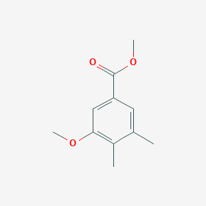 molecular formula C11H14O3 B13676342 Methyl 3-Methoxy-4,5-dimethylbenzoate 