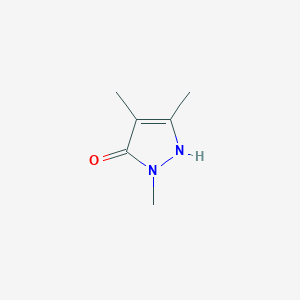molecular formula C6H10N2O B1367644 trimethyl-1H-pyrazol-5-ol CAS No. 113307-33-8