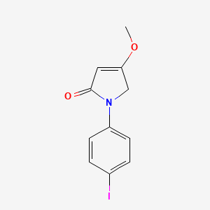 molecular formula C11H10INO2 B13676462 1-(4-Iodophenyl)-4-methoxy-1H-pyrrol-2(5H)-one 