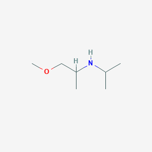 molecular formula C7H17NO B1367649 (1-Methoxypropan-2-yl)(propan-2-yl)amine 