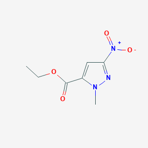 molecular formula C7H9N3O4 B1367686 Ethyl 1-methyl-3-nitropyrazole-5-carboxylate CAS No. 1245807-07-1