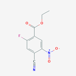 Ethyl 4-cyano-2-fluoro-5-nitrobenzoate