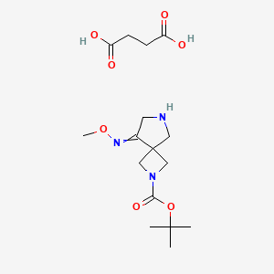 (Z)-2-Boc-2,6-diazaspiro[3.4]octan-8-one O-methyl Oxime Succinate