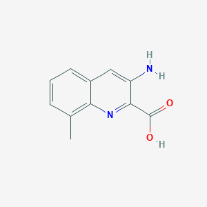 3-Amino-8-methylquinoline-2-carboxylic acid