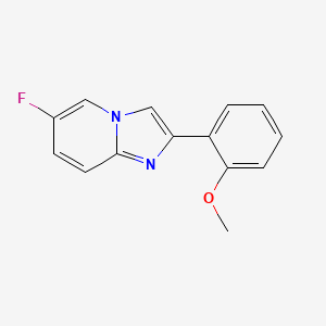 6-Fluoro-2-(2-methoxyphenyl)imidazo[1,2-a]pyridine