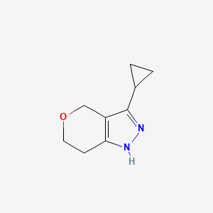 3-Cyclopropyl-1,4,6,7-tetrahydropyrano[4,3-c]pyrazole