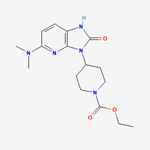 Ethyl 4-[5-(Dimethylamino)-2-oxo-1H-imidazo[4,5-b]pyridin-3(2H)-yl]piperidine-1-carboxylate