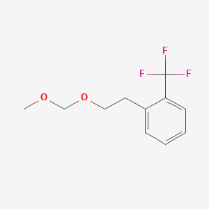 1-[2-(Methoxymethoxy)ethyl]-2-(trifluoromethyl)benzene