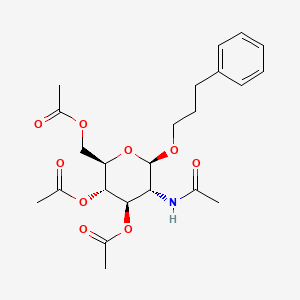 molecular formula C23H31NO9 B1367704 苯丙基 2-乙酰氨基-3,4,6-三-O-乙酰-2-脱氧-β-D-吡喃葡萄糖苷 CAS No. 220341-05-9