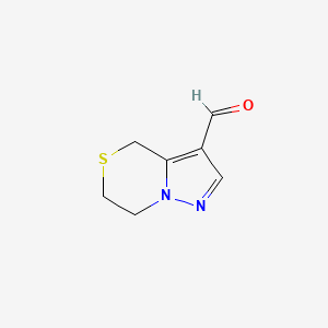 6,7-Dihydro-4H-pyrazolo[5,1-c][1,4]thiazine-3-carbaldehyde