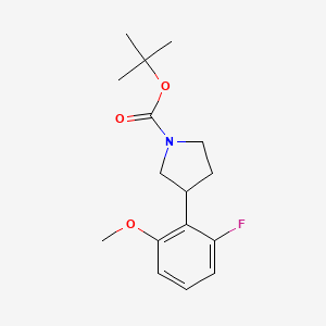 1-Boc-3-(2-fluoro-6-methoxyphenyl)pyrrolidine