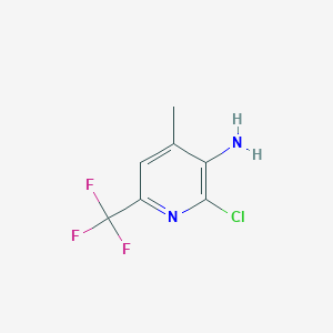 2-Chloro-4-methyl-6-(trifluoromethyl)pyridin-3-amine