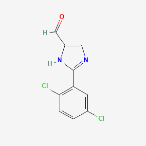 2-(2,5-Dichlorophenyl)-1H-imidazole-5-carbaldehyde