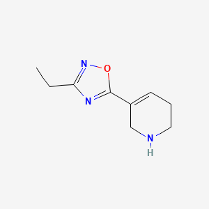 3-Ethyl-5-(1,2,5,6-tetrahydropyridin-3-yl)-1,2,4-oxadiazole