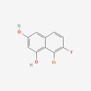 8-Bromo-7-fluoronaphthalene-1,3-diol