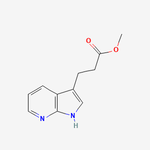 Methyl 3-(1H-pyrrolo[2,3-b]pyridin-3-yl)propanoate