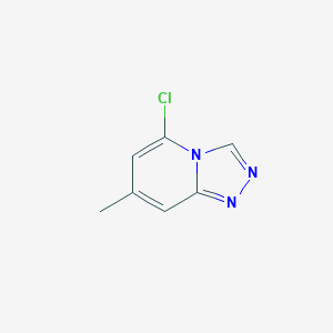 molecular formula C7H6ClN3 B13677187 5-Chloro-7-methyl-[1,2,4]triazolo[4,3-a]pyridine 