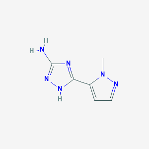 5-Amino-3-(1-methyl-5-pyrazolyl)-1H-1,2,4-triazole