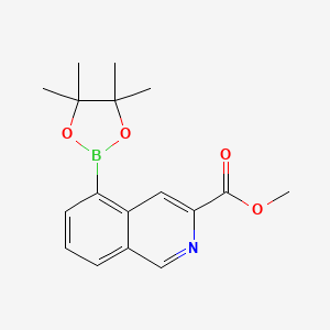 Methyl 5-(4,4,5,5-tetramethyl-1,3,2-dioxaborolan-2-yl)isoquinoline-3-carboxylate