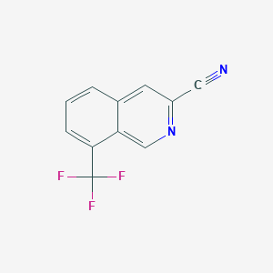 8-(Trifluoromethyl)isoquinoline-3-carbonitrile