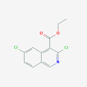 molecular formula C12H9Cl2NO2 B13677268 Ethyl 3,6-dichloroisoquinoline-4-carboxylate 