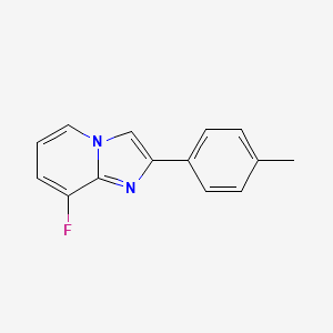 molecular formula C14H11FN2 B13677300 8-Fluoro-2-(p-tolyl)imidazo[1,2-a]pyridine 