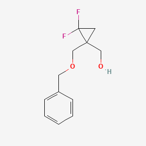 (1-((Benzyloxy)methyl)-2,2-difluorocyclopropyl)methanol