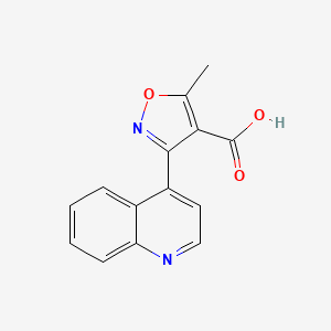 5-Methyl-3-(4-quinolyl)isoxazole-4-carboxylic Acid